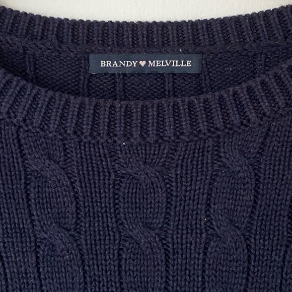 Brandy Melville Brianna Cable Knit 